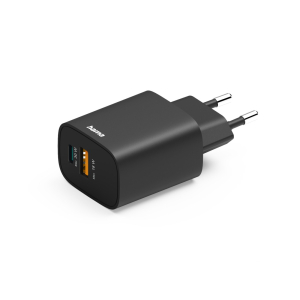 CHARGEUR MURAL RAPIDE 2 PORTS USB 30W NOIR