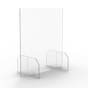 ECRAN PROTECTION PLEXIGLAS AVEC FENTE PASSE DOCUMENT