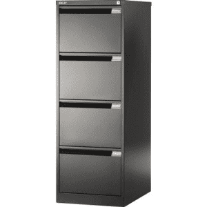 ARMOIRE CLASSEUR 4 TIROIRS ANTHRACITE BISLEY