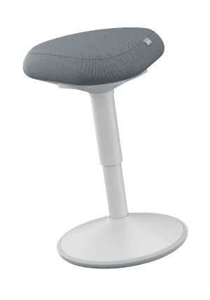 TABOURET ERGONOMIQUE ASSIS CONFORTABLE LEITZ ERGO ACTIVE GRIS CLAIR