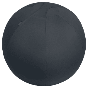 BALLON D'ASSISE ANTI-BASCULEMENT 65cm LEITZ ERGO ACTIVE GRIS FONCE