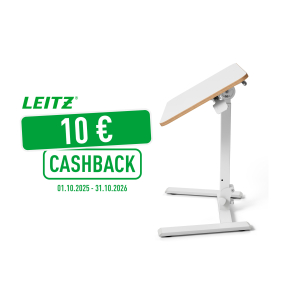 PETIT BUREAU ASSIS-DEBOUT PLIABLE LEITZ ERGO