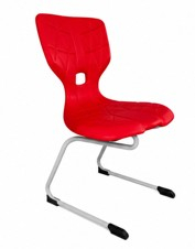 CHAISE HASS PIETEMENT LUGE COQUE ROUGE