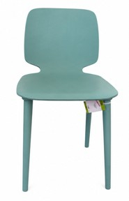 CHAISE BABILA COQUE ET 4 PIEDS LAQUES VEINES BLEU AZ1