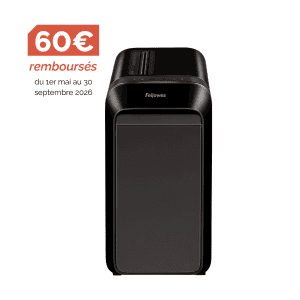 DESTRUCTEUR FELLOWES LX221 2x12mm MICROSHRED NOIR