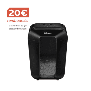 DESTRUCTEUR FELLOWES LX70 4x40mm POWERSHRED CC NOIR
