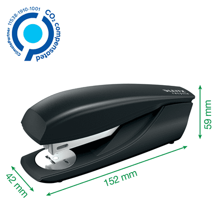 Ciseaux de bureau anti-adhésif ergonomique 180 mm Noir LEITZ - La Poste