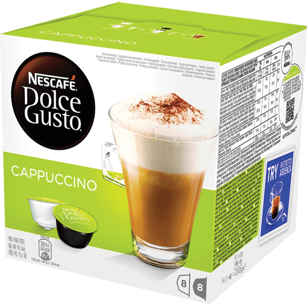 CAPSULE DE CAFE NESCAFE DOLCE GUSTO CAPPUCCINO - boîte de 16
