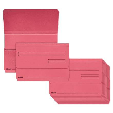 FARDE A SOUFFLET POCKET FILE ROUGE CARTON