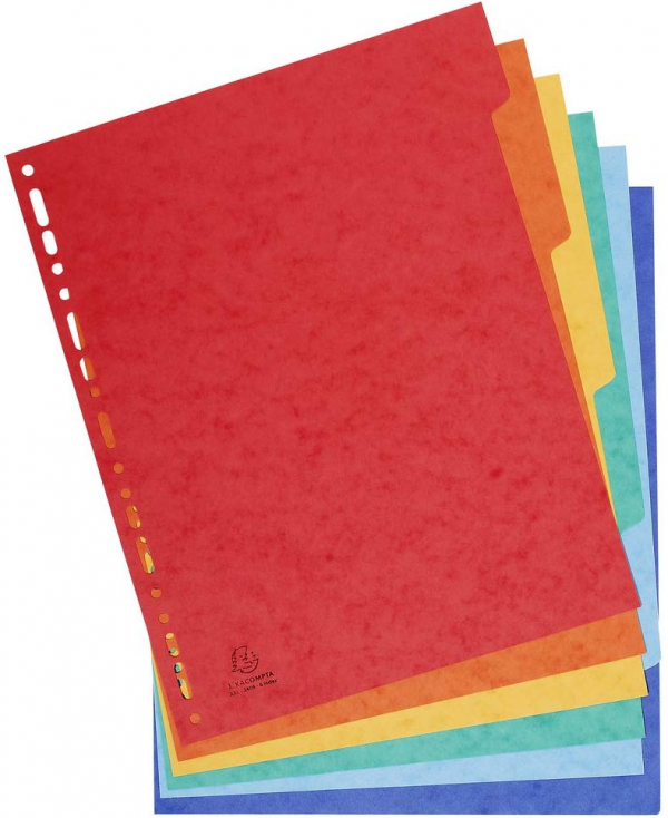 Pochettes perforées - Paquet de 50 couleurs assorties