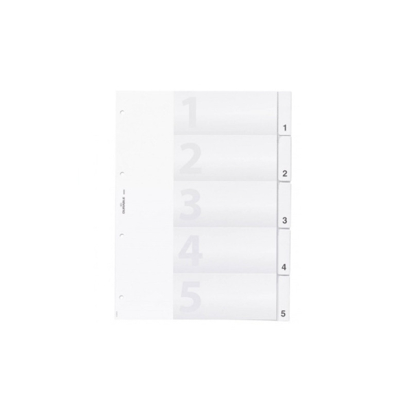 Intercalaire plastique Durable A4 PP (10 positions)