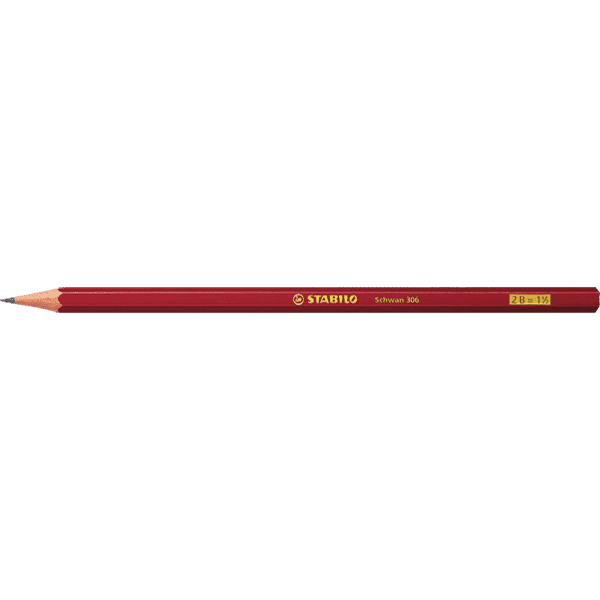 Crayon à papier Mine graphite 2B STABILO Schwan 306-2B