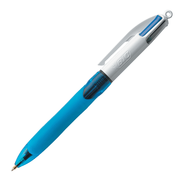 Lot De 36 Stylos BIC Round Stic Grip - Pointe Moyenne Bleue - Grip Doux Pour écriture Fluide Et Confortable