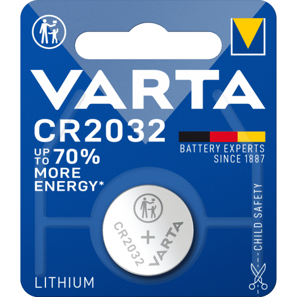 Paquet de 10 piles bouton au lithium CR2032 de Varta Electronics