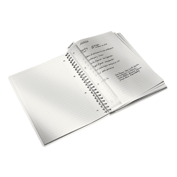 CAHIER LEITZ EXECUTIVE NOTEBOOK A4 LIGNE SPIRALE PP lot de 6