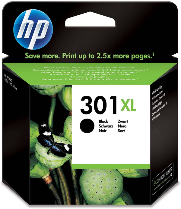 HP - Cartouche d'encre HP 301 XL noire