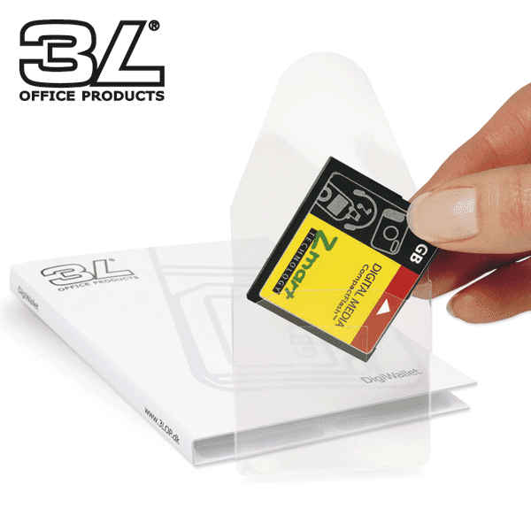 Durable Pocketfix - 10 Pochettes autocollantes pour cartes de