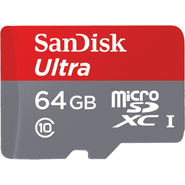 CARTE MEMOIRE SANDISK MICRO SD 64GB CLASSE 10