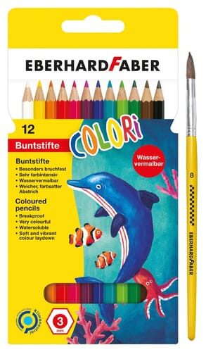 CADEAU- ETUI DE CRAYONS AQUARELLABLES EBERHARD-FABER