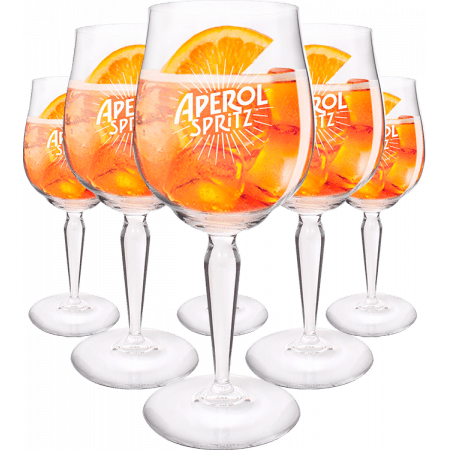 CADEAU- VERRES APEROL - boîte de 6