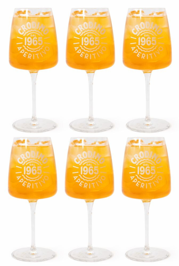 CADEAU- VERRES CRODINO - boîte de 6