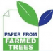 paper from farmed trees