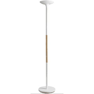 LAMPADAIRE LED SUR PIED PRYSKA UNILUX BOIS/BLANC