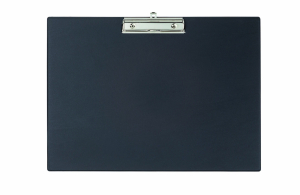 PLAQUE A PINCE A3 PAYSAGE PLASTIFIE PVC MAUL NOIR