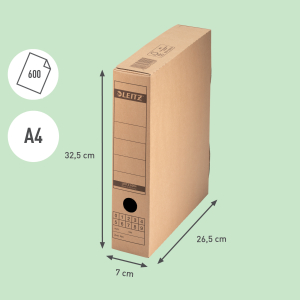 BOITE ARCHIVE 7cm LEITZ 6084