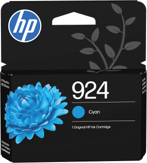 CARTOUCHE JET D'ENCRE HP N°924 CYAN 4KOU3NE#SE1 400 Pages