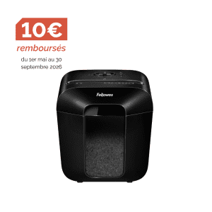 DESTRUCTEUR FELLOWES LX25M 4x12mm POWERSHRED CC NOIR